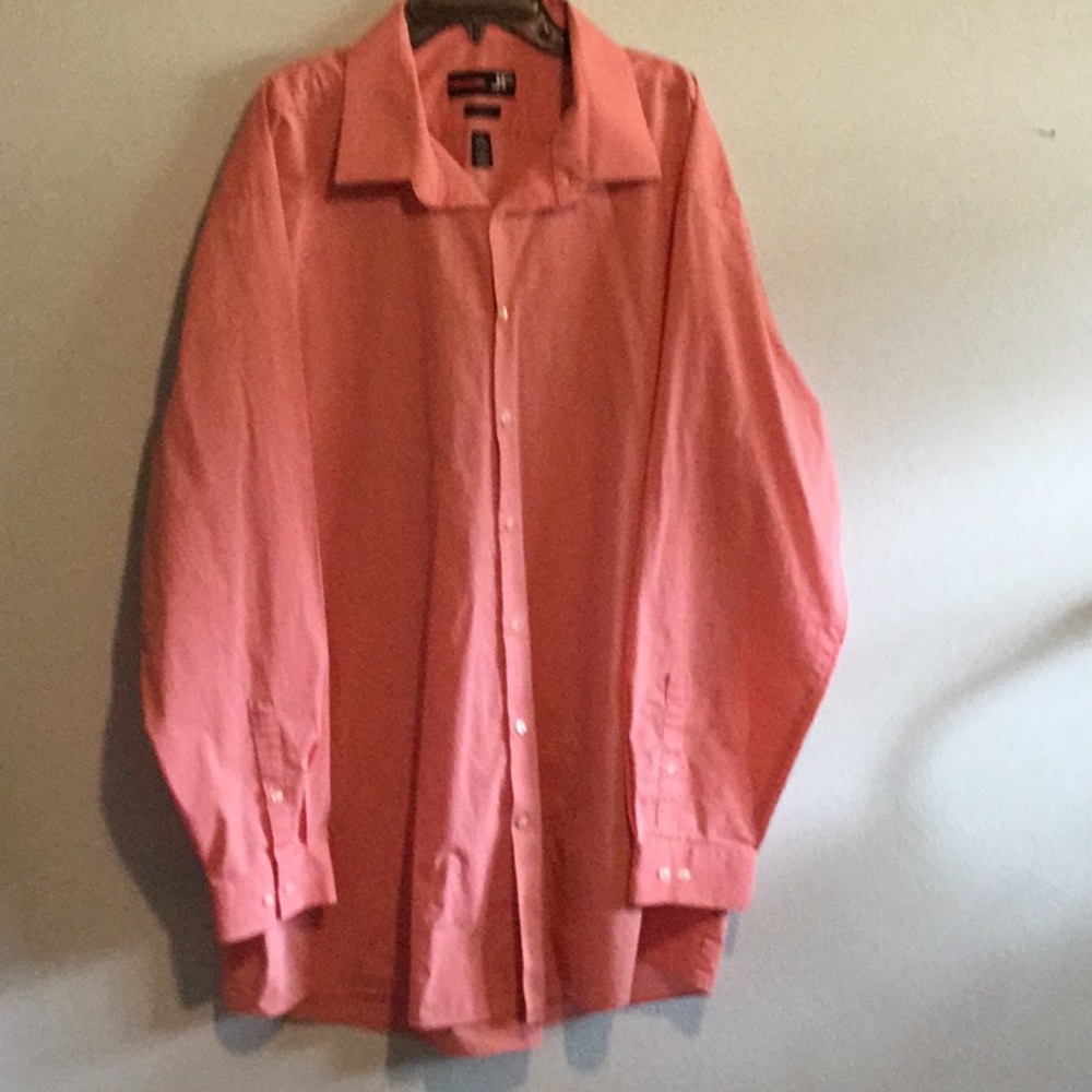 JF J.Ferrar Coral Button-Up Shirt